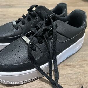 Nike Platform Black Air Force